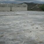 This is the largest drying patio in Peralta. It will remain dormant until the end of the year when will be time to prepare the 2010 harvest. Photo by Barth Anderson.
