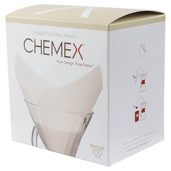 Chemex Filters, Bonded, Squares - 100 filters